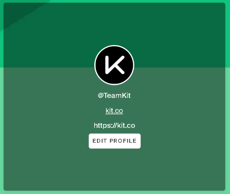 Announcement Verify Your Kit Profile Kit.co